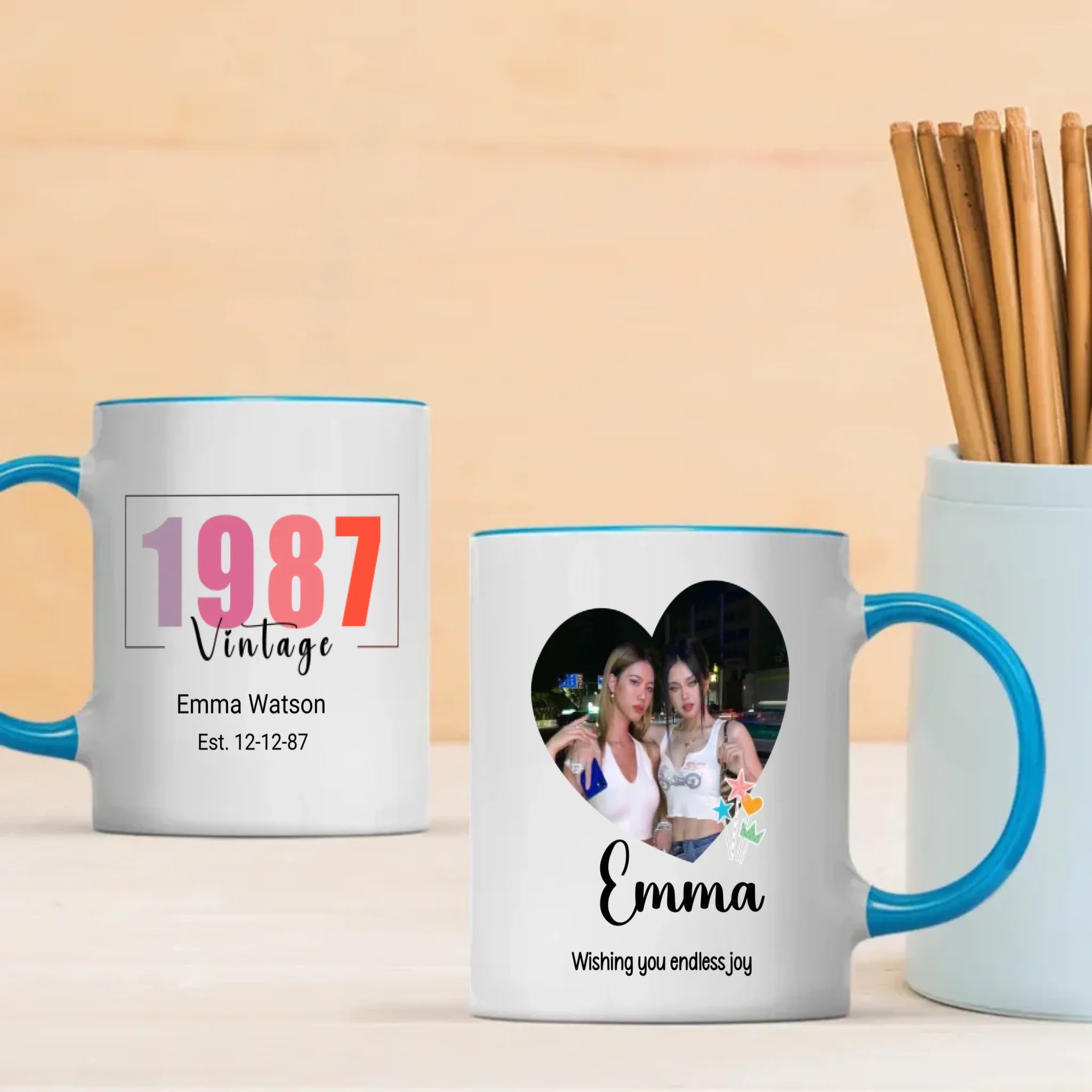 Born in 1987 Mug – Unique Birthday Keepsake – 89Prints