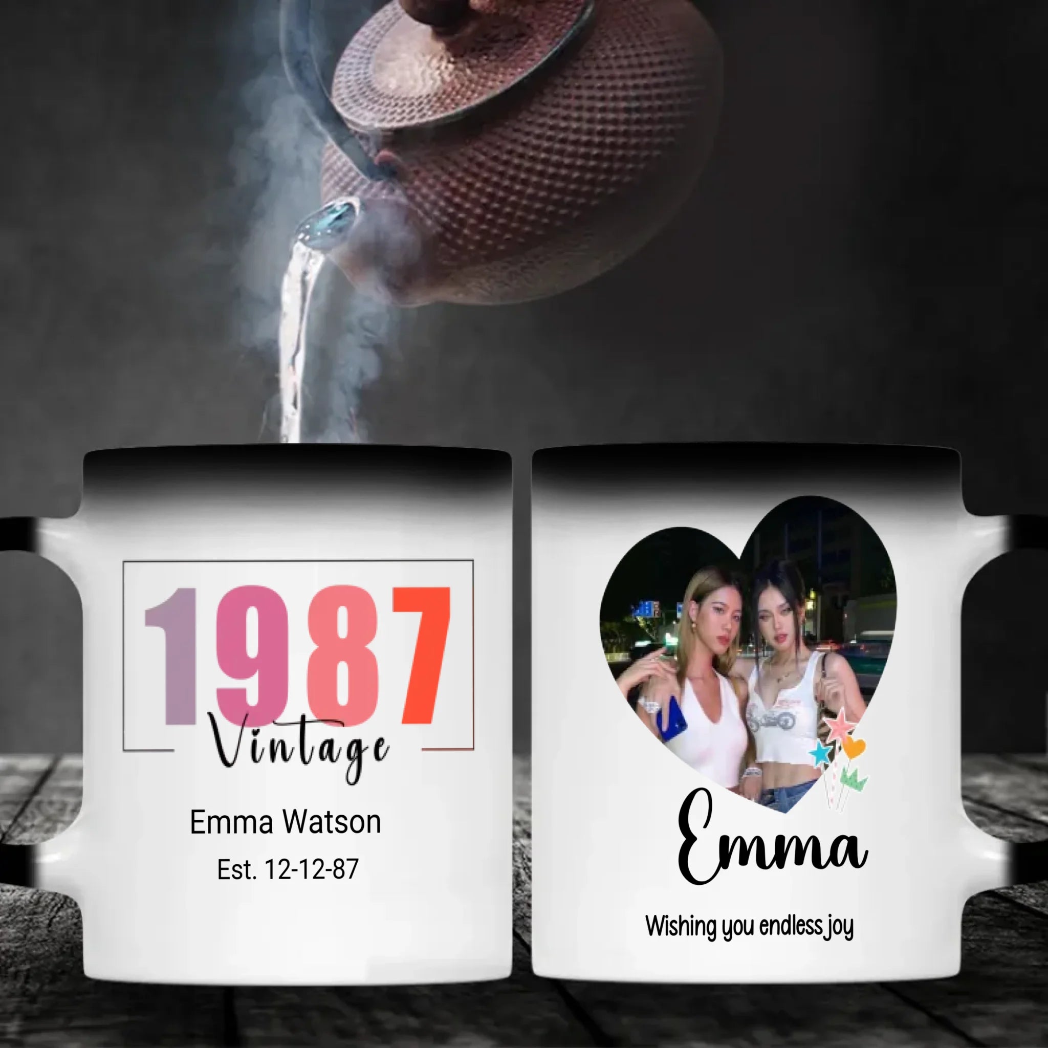 Born in 1987 Mug – Unique Birthday Keepsake – 89Prints