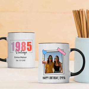 Classic Mug Born in 1985 – Vintage Birthday Gift – 89Prints