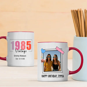Classic Mug Born in 1985 – Vintage Birthday Gift – 89Prints