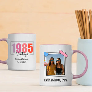Classic Mug Born in 1985 – Vintage Birthday Gift – 89Prints