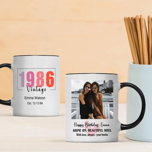 Retro Mug Since 1986 – Unique Birthday Edition – 89Prints