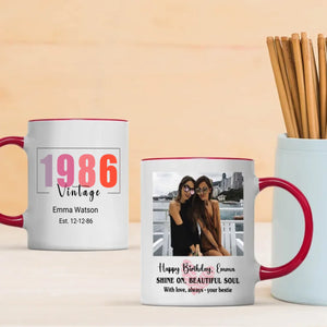 Retro Mug Since 1986 – Unique Birthday Edition – 89Prints