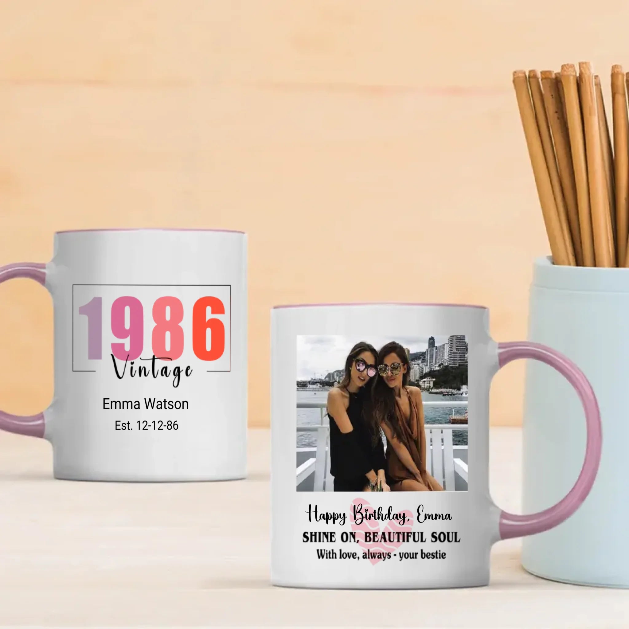 Retro Mug Since 1986 – Unique Birthday Edition – 89Prints