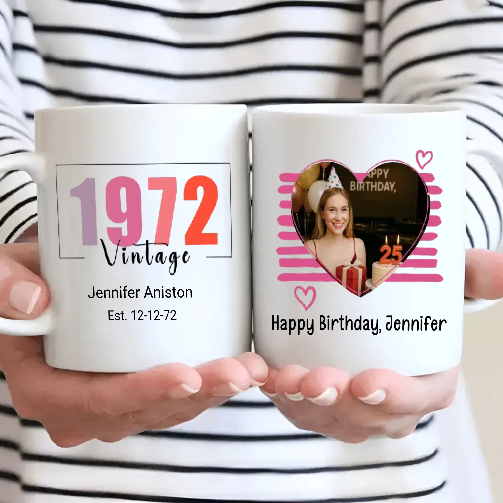 Vintage “Born in 1972” Mug – Personalized Retro Birthday Gift for All – 89Prints
