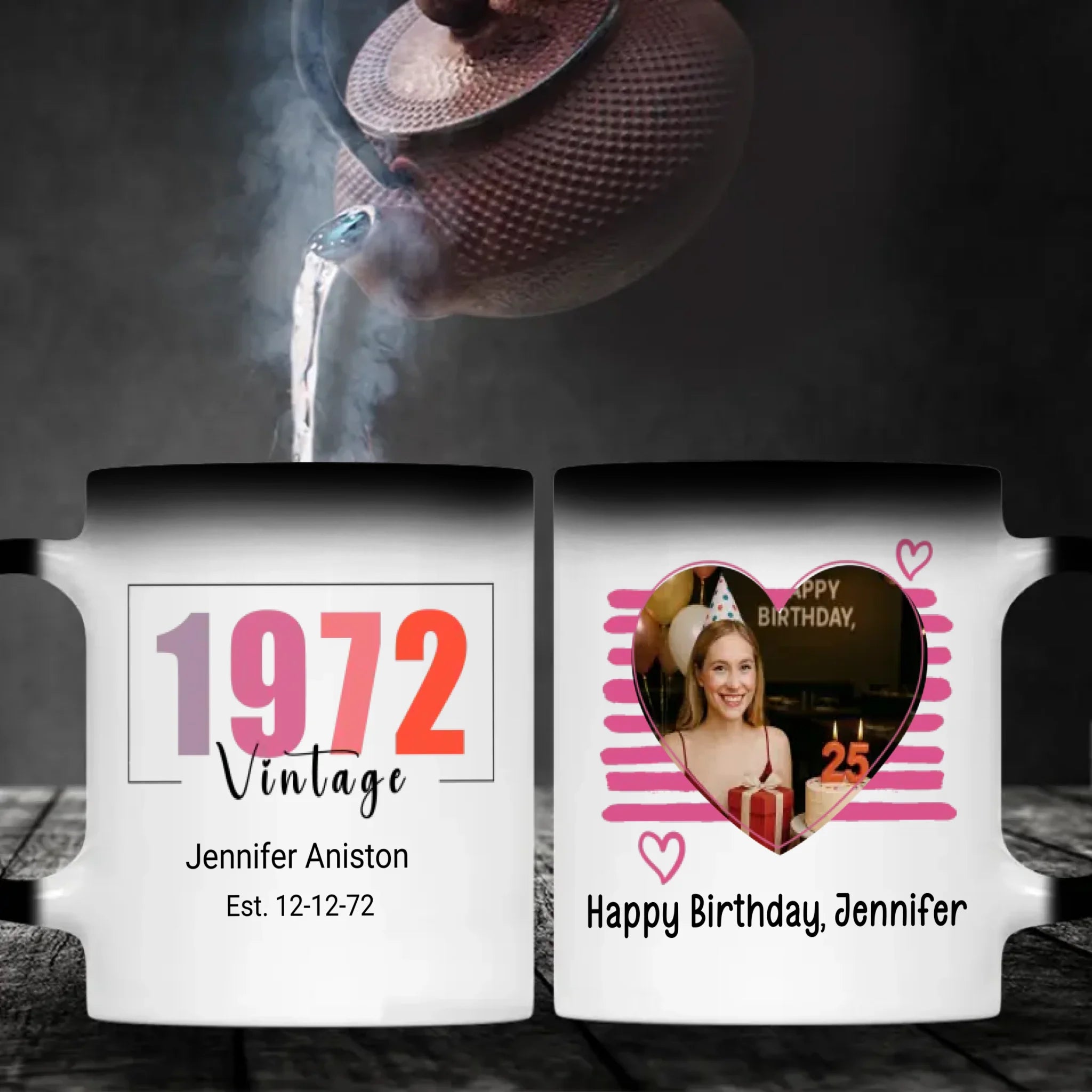 Vintage “Born in 1972” Mug – Personalized Retro Birthday Gift for All – 89Prints