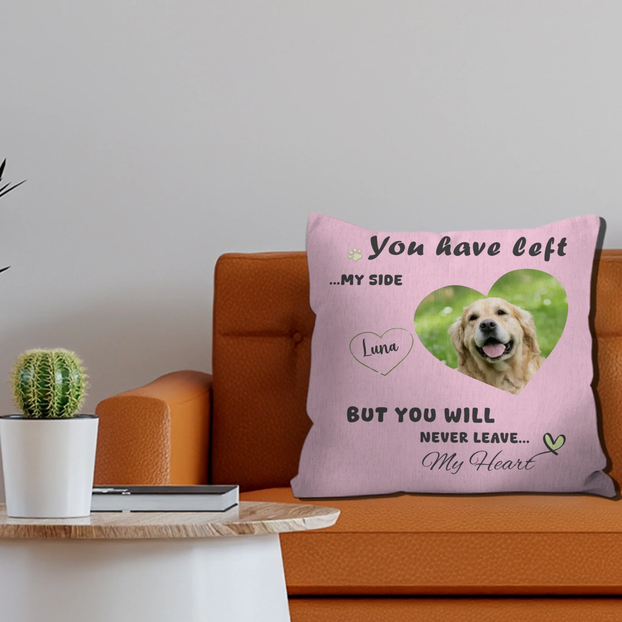 Gentle Dog Pillow Memorial – Print Your Dog’s Face - 89Prints