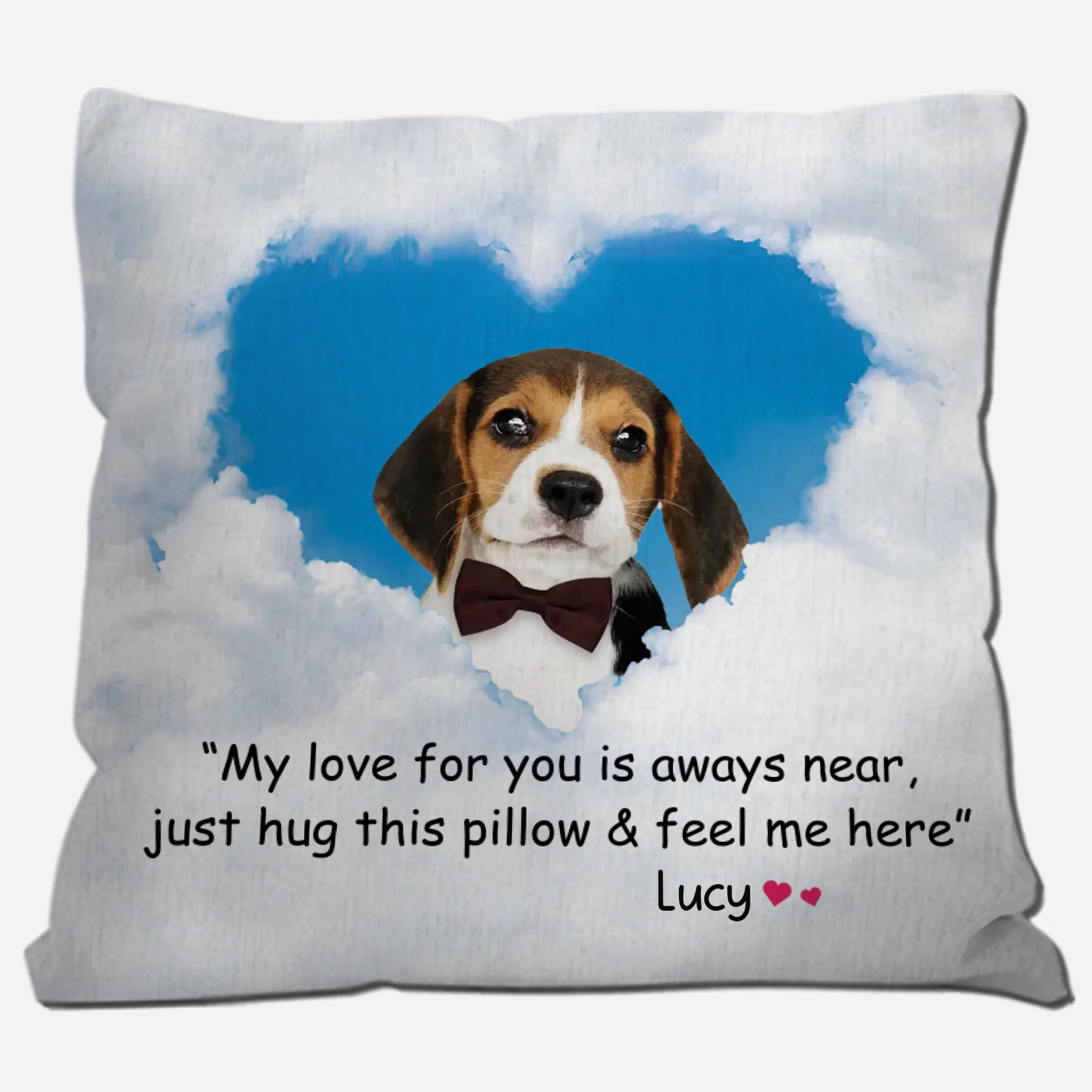 Pretty Dog Photo Pillow – Personalized Keepsake Gift - 89Prints