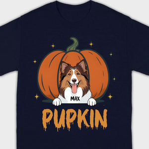 Personalized Dog Halloween T-Shirt | Custom Pet Name Tee - 89Prints