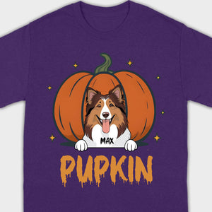 Personalized Dog Halloween T-Shirt | Custom Pet Name Tee - 89Prints