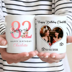 Retro 82nd Birthday Mug – Lovely & Elegant Personalized Gift – 89Prints