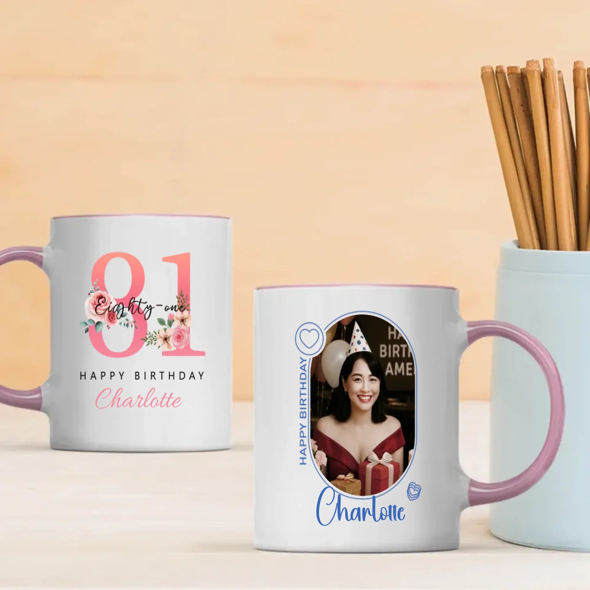 Classic 81st Birthday Mug – Vintage Personalized Gift For Grandparents Or Parents – 89Prints