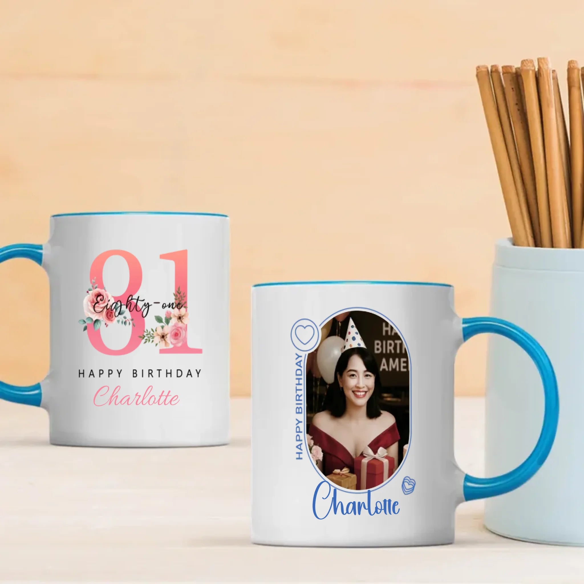 Classic 81st Birthday Mug – Vintage Personalized Gift For Grandparents Or Parents – 89Prints