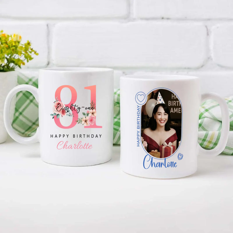 Classic 81st Birthday Mug – Vintage Personalized Gift For Grandparents Or Parents – 89Prints