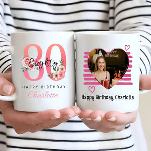Timeless 80th Birthday Mug – Retro & Elegant Personalized Gift – 89Prints