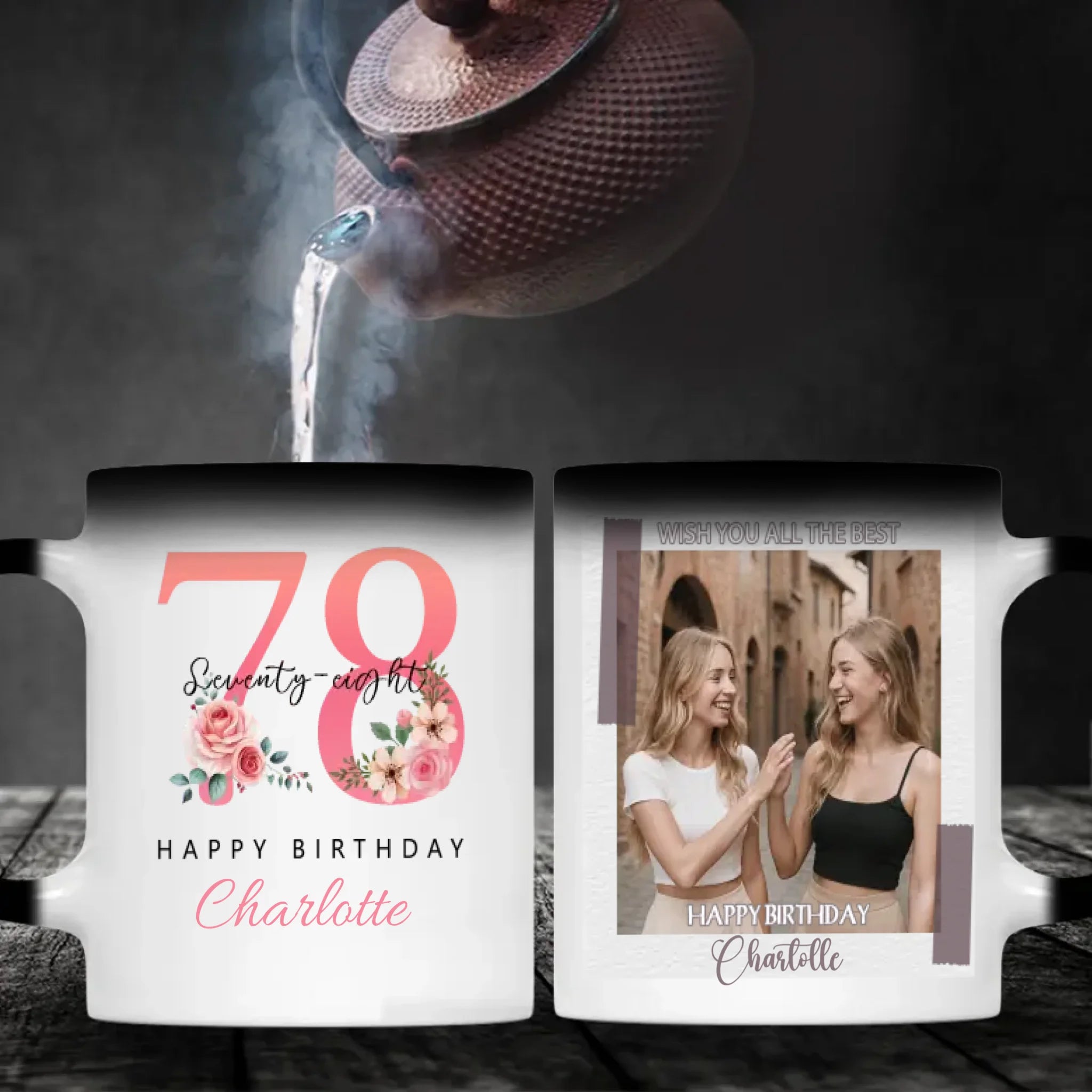 Stylish 78th Birthday Mug – Vintage & Thoughtful Personalized Gift – 89Prints