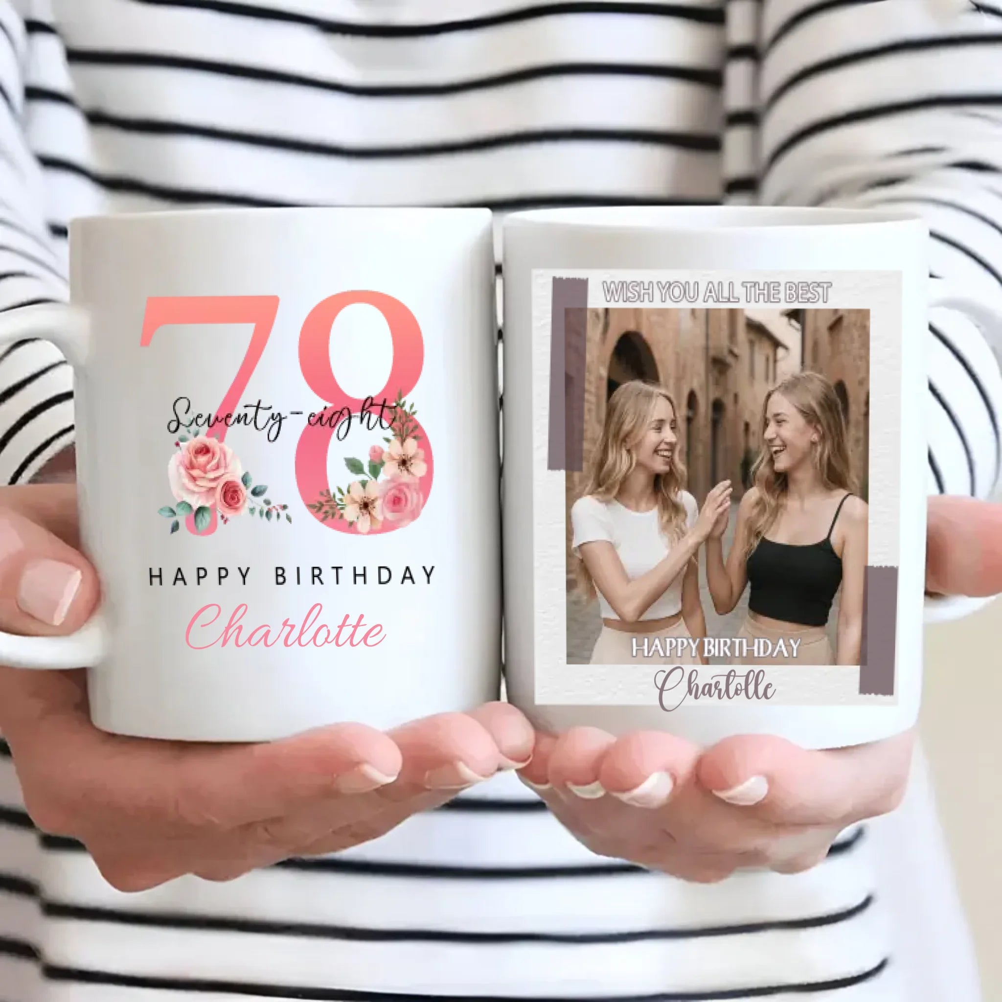 Stylish 78th Birthday Mug – Vintage & Thoughtful Personalized Gift – 89Prints