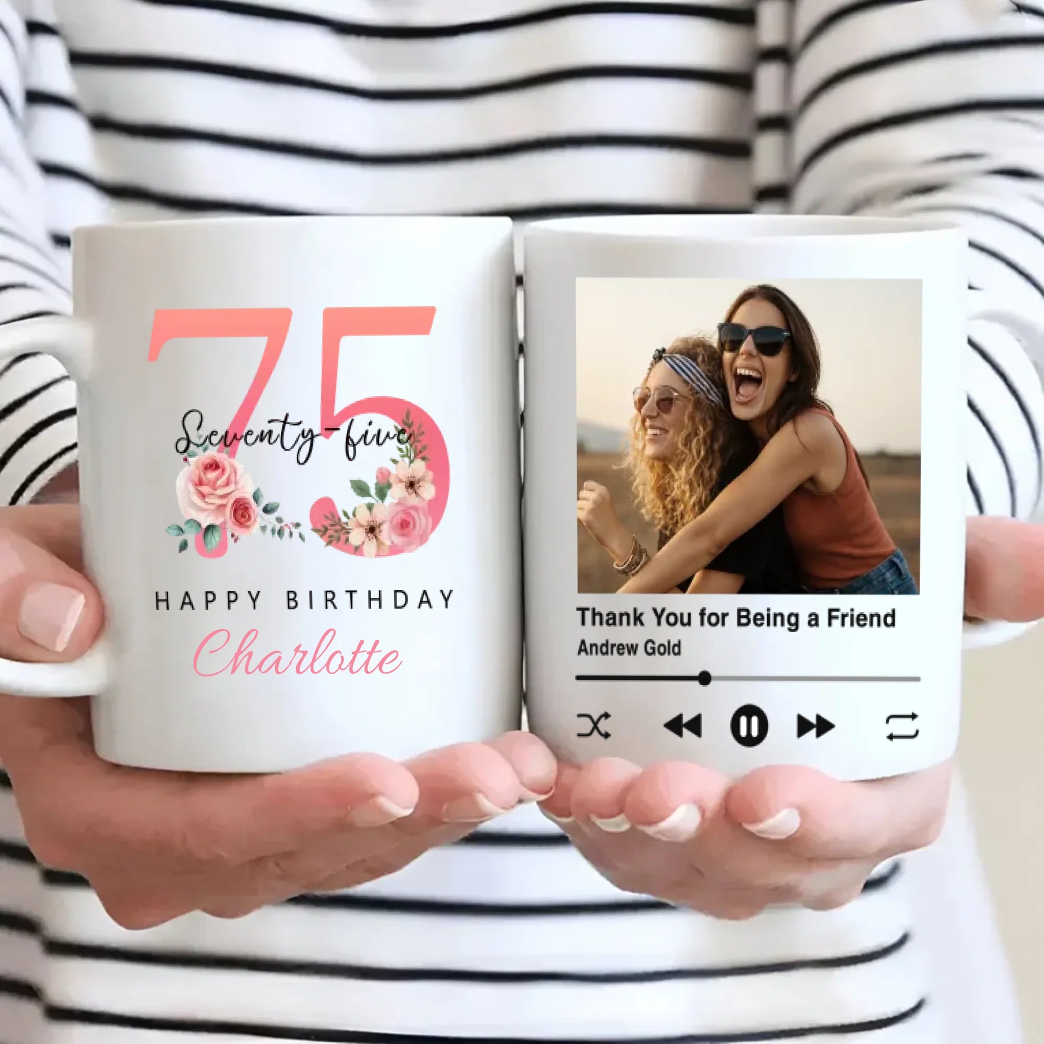 Amazing 75th Birthday Mug – Retro & Meaningful Personalized Gift – 89Prints