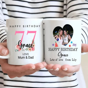Seventy-Seven Stories – Custom Birthday Mug - 89Prints
