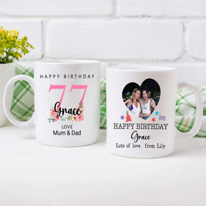 Seventy-Seven Stories – Custom Birthday Mug - 89Prints