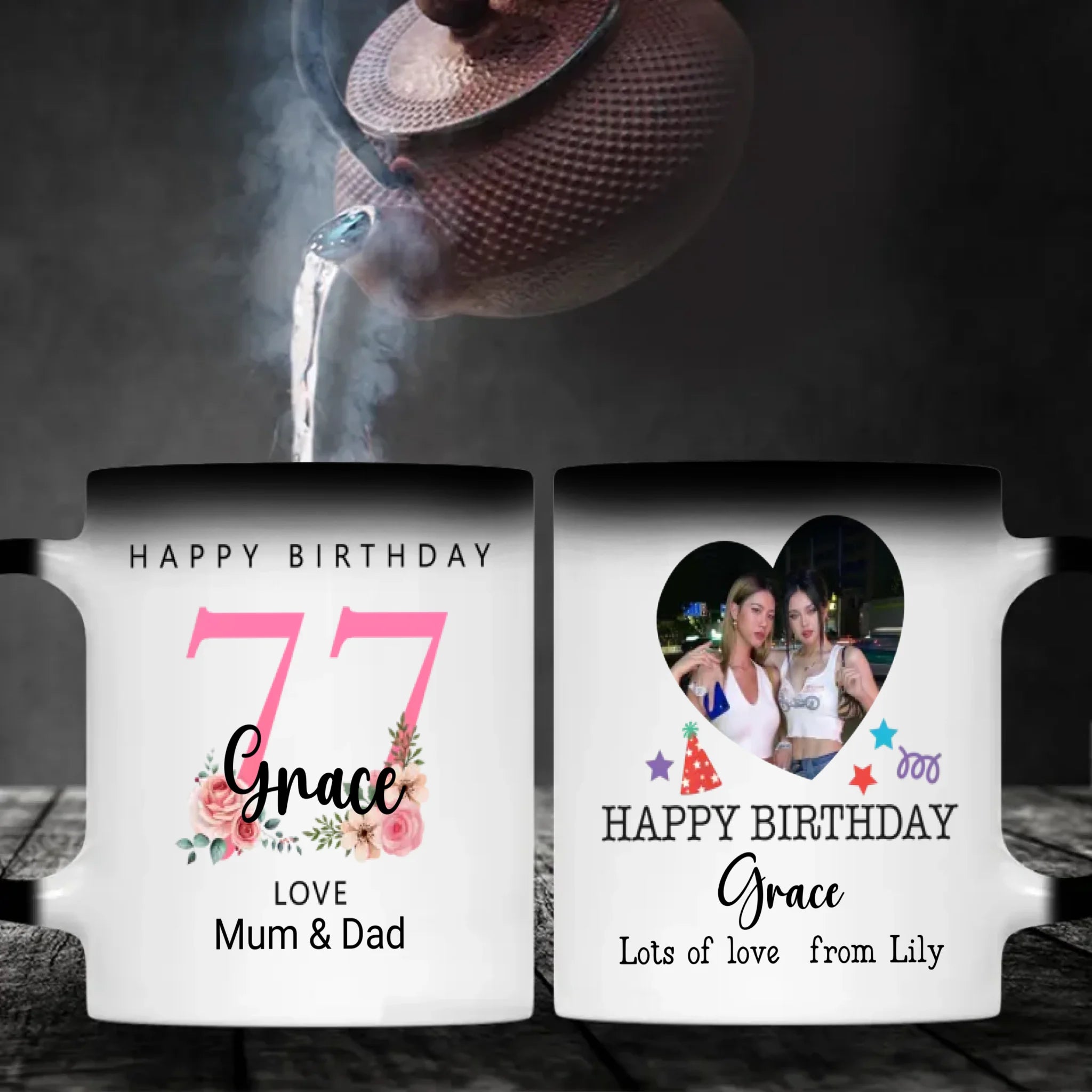 Seventy-Seven Stories – Custom Birthday Mug - 89Prints