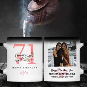 Lovely 71st Birthday Mug – Meaningful Custom Retro Keepsake – 89Prints