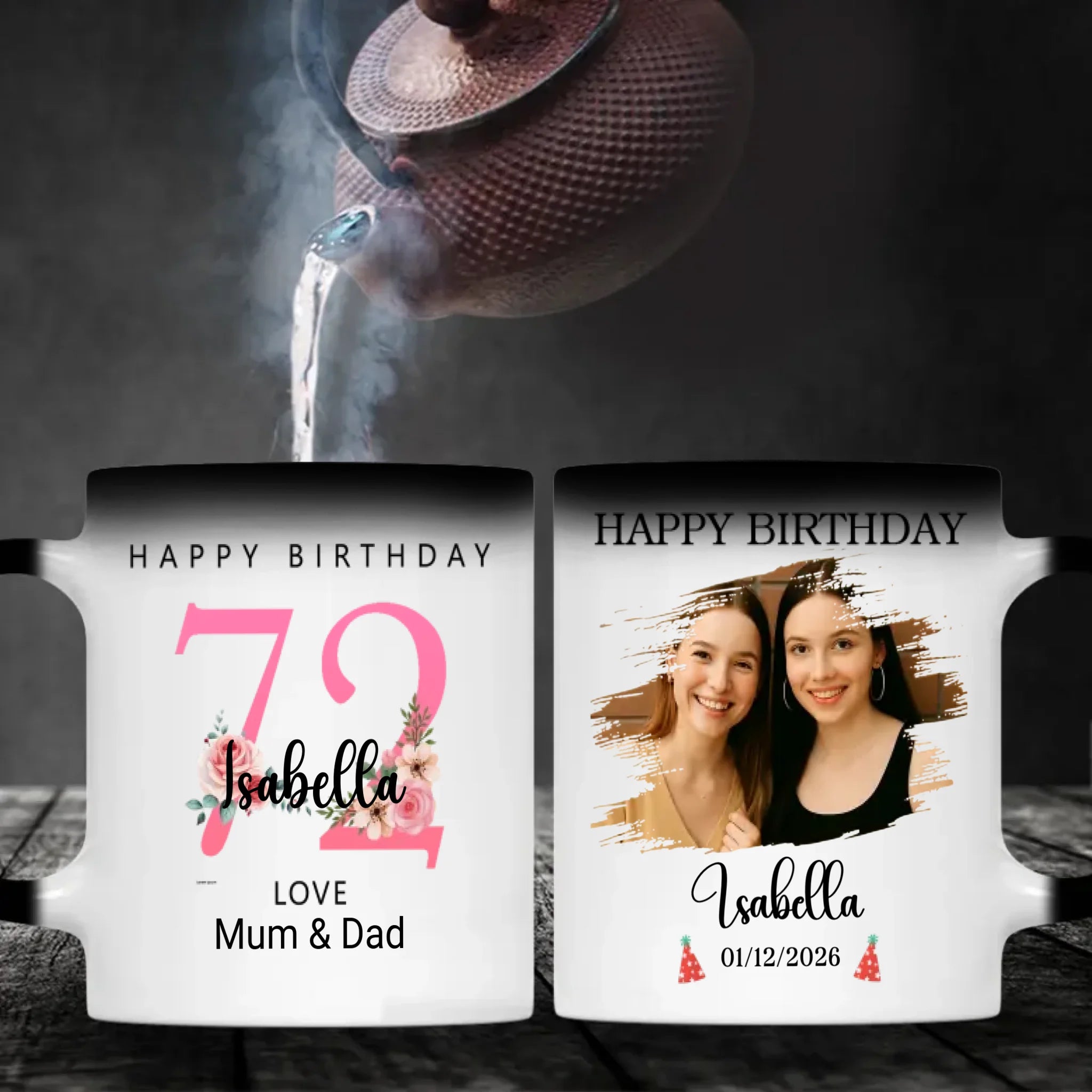 Vintage 72nd Birthday Coffee Mug for Her – Classic Soul Edition | 89Prints