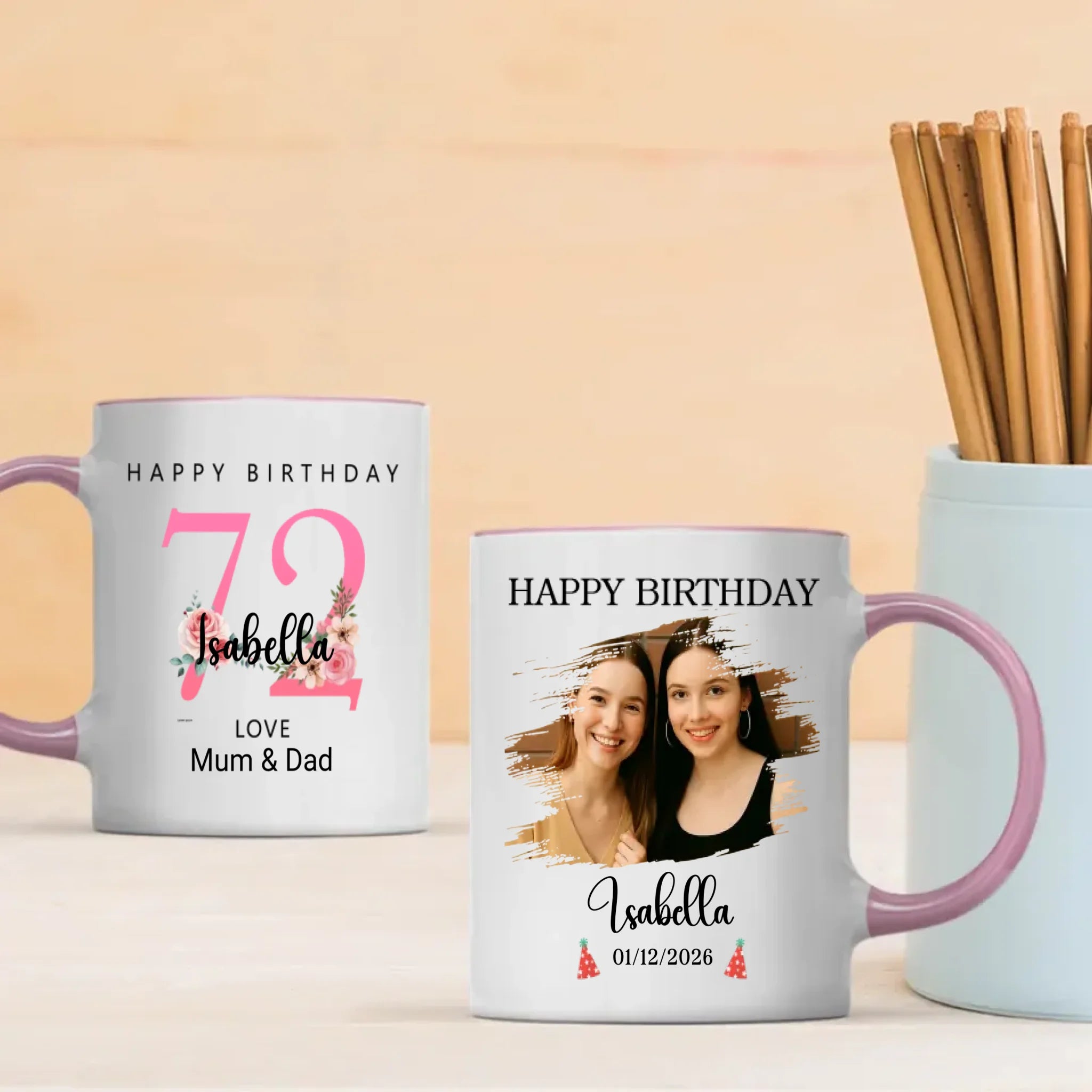 Vintage 72nd Birthday Coffee Mug for Her – Classic Soul Edition | 89Prints