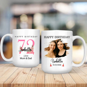 Vintage 72nd Birthday Coffee Mug for Her – Classic Soul Edition | 89Prints