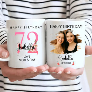 Vintage 72nd Birthday Coffee Mug for Her – Classic Soul Edition | 89Prints