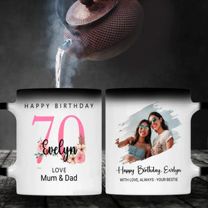 Elegant 70th Birthday Mug – Cheers to Seven Decades - 89Prints