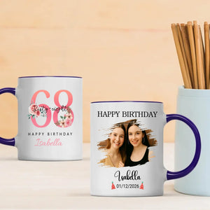 68th Commemorative Mug – Elegant Vintage Personalized Gift - 89Prints
