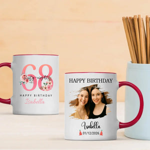 68th Commemorative Mug – Elegant Vintage Personalized Gift - 89Prints