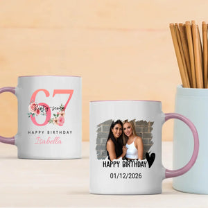 Custom Mug For 67th Anniversary – Classic Vintage Keepsake - 89Prints
