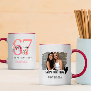Custom Mug For 67th Anniversary – Classic Vintage Keepsake - 89Prints