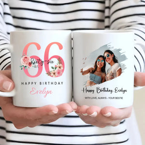 Personalized Vintage Mug – Beautiful Gift For 66th Memory - 89Prints