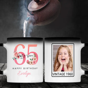 Custom Vintage Keepsake Mug – Meaningful Gift For Her 65th Milestone - 89Prints