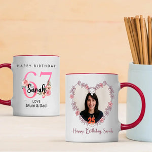 67th & Joyful – A Personalized Birthday Mug from the Heart - 89Prints