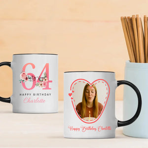 Personalized Keepsake Mug – Elegant & Heartfelt 64th Celebration Gift - 89Prints