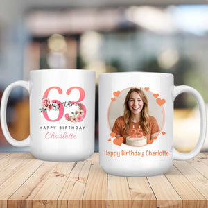 Personalized Vintage Mug – A Heartfelt Keepsake to Celebrate 63 Beautiful Years – 89Prints