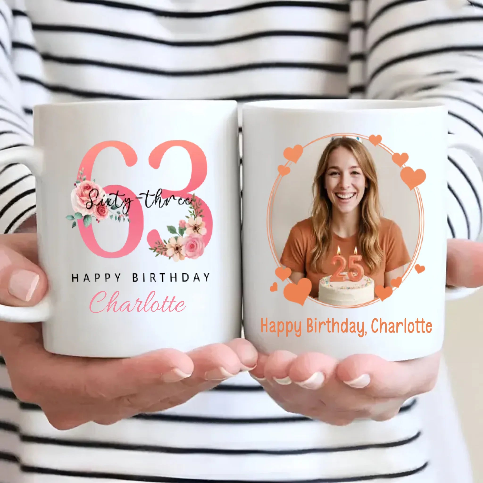 Personalized Vintage Mug – A Heartfelt Keepsake to Celebrate 63 Beautiful Years – 89Prints