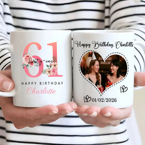 Custom Mug Gift – Elegant Personalized Keepsake For 61st Birthday - 89Prints