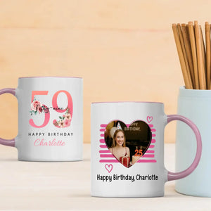 Precious Coffee Mug – Elegant Personalized Gift For Her 59th Birthday - 89Prints