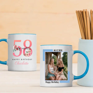 Personalized 58th Birthday Mug – Bringing Warmth, Elegance, and Sweet Memories - 89Prints