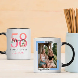 Personalized 58th Birthday Mug – Bringing Warmth, Elegance, and Sweet Memories - 89Prints