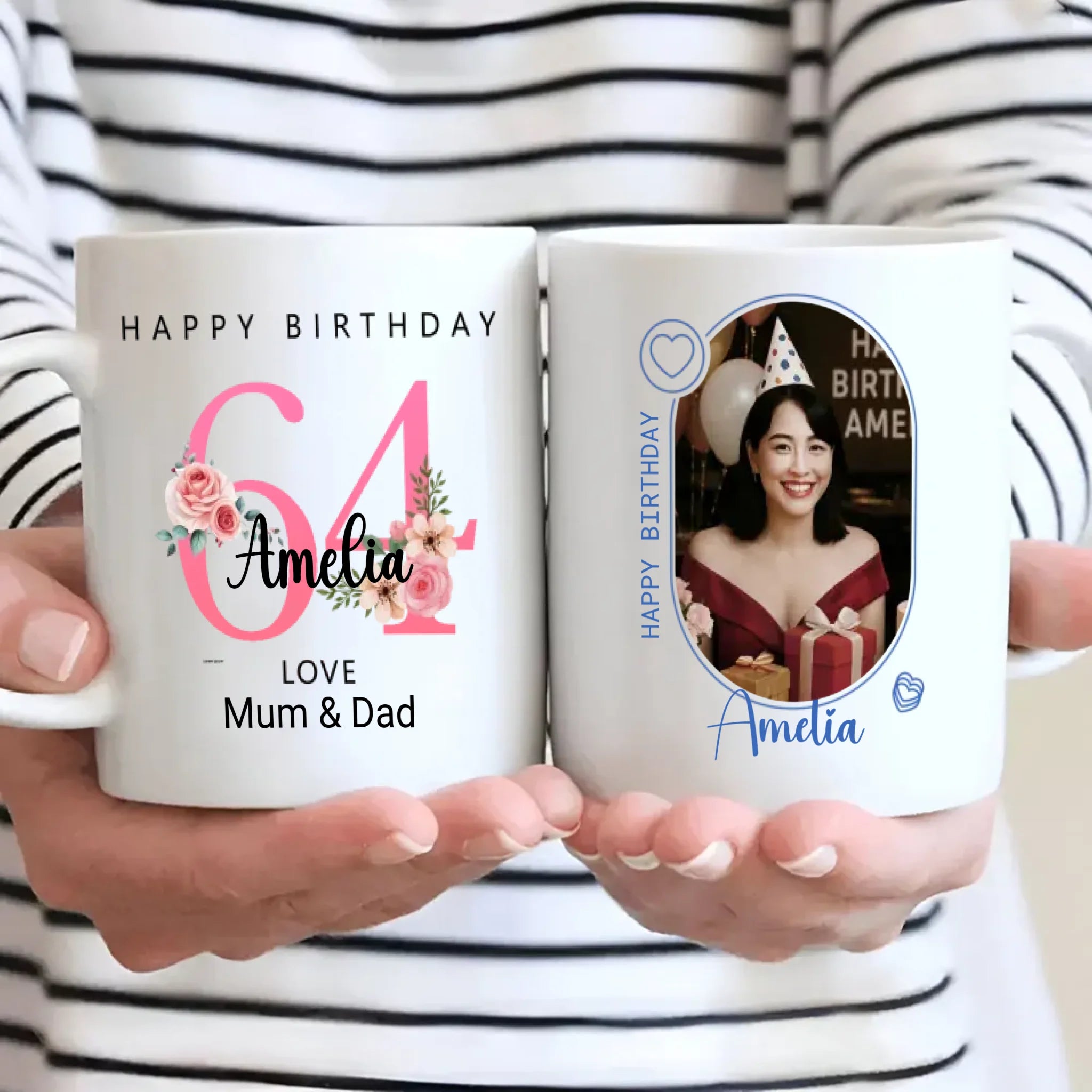 64 Years Strong – Mug of Love, Family & Happiness | 89Prints