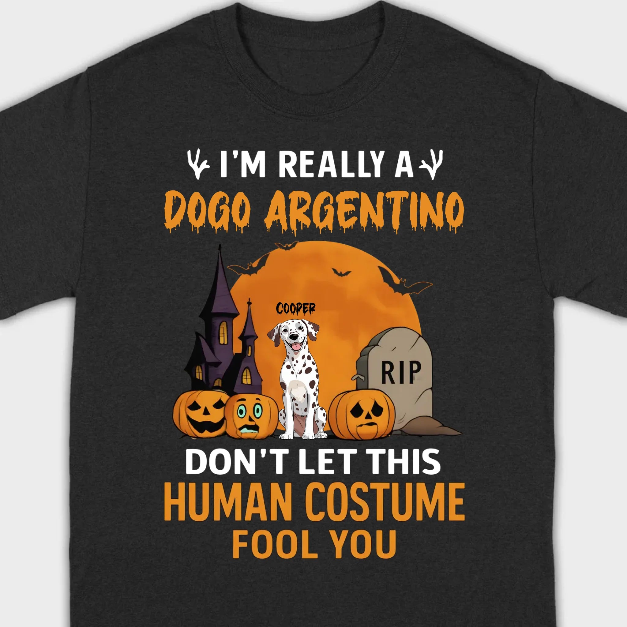 Funny Personalized Dog Halloween Shirt | Custom Spooky Quote Tee - 89Prints
