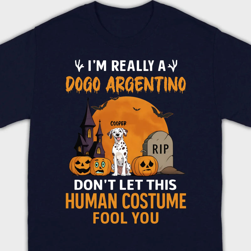 Funny Personalized Dog Halloween Shirt | Custom Spooky Quote Tee - 89Prints