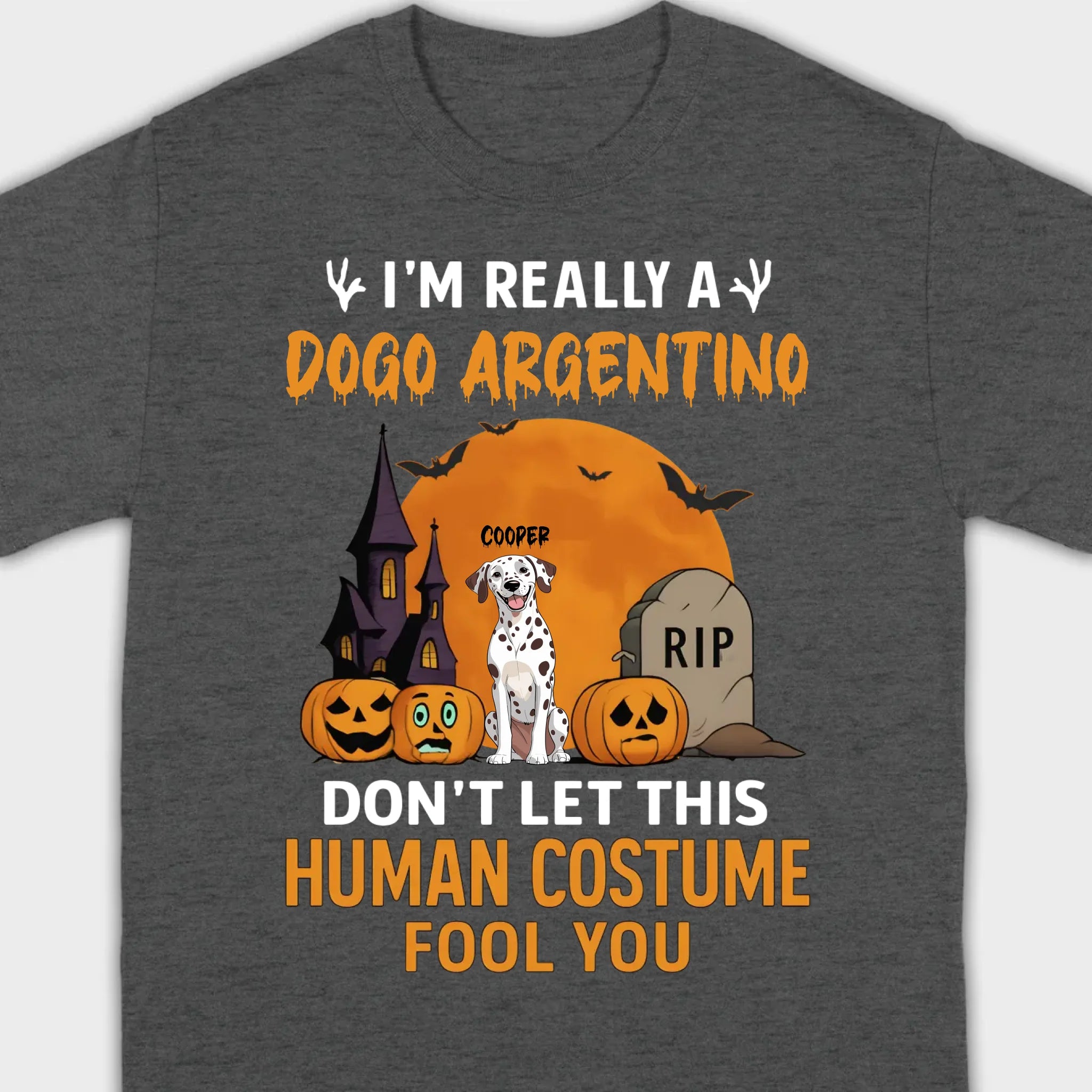 Funny Personalized Dog Halloween Shirt | Custom Spooky Quote Tee - 89Prints