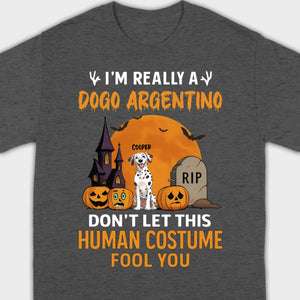 Funny Personalized Dog Halloween Shirt | Custom Spooky Quote Tee - 89Prints